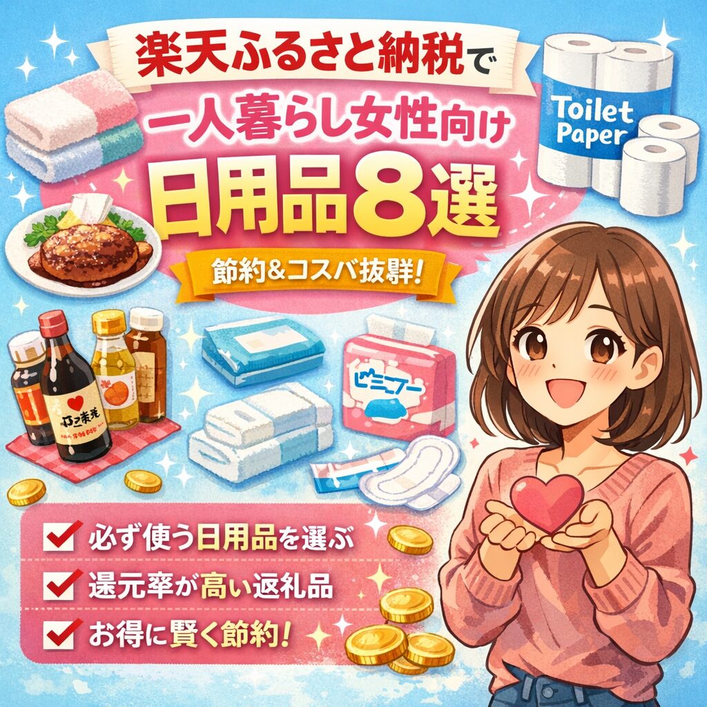 楽天ふるさと納税一人暮らし女性