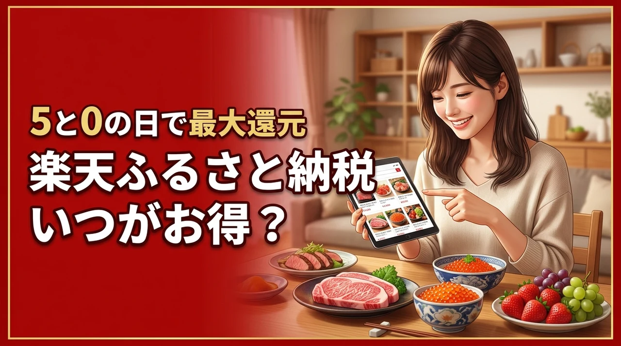 ふるさと納税は楽天でいつがお得？5と0のつく日で還元率最大化するコツ