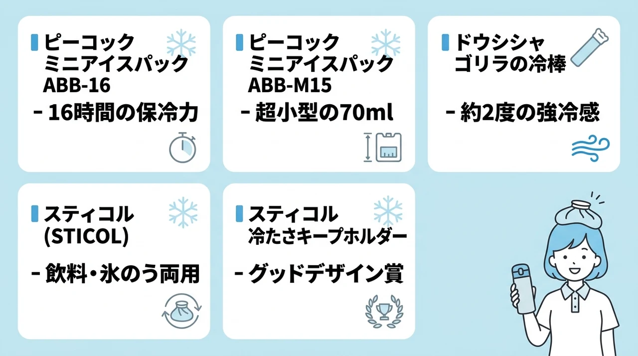 魔法瓶タイプの氷嚢おすすめ5選
