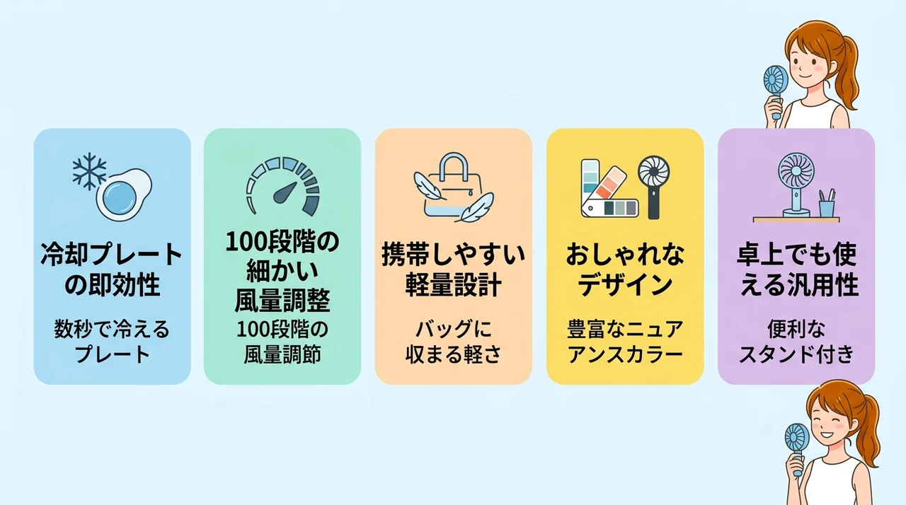 シシベラ冷却ハンディファンで実感した5つのメリット