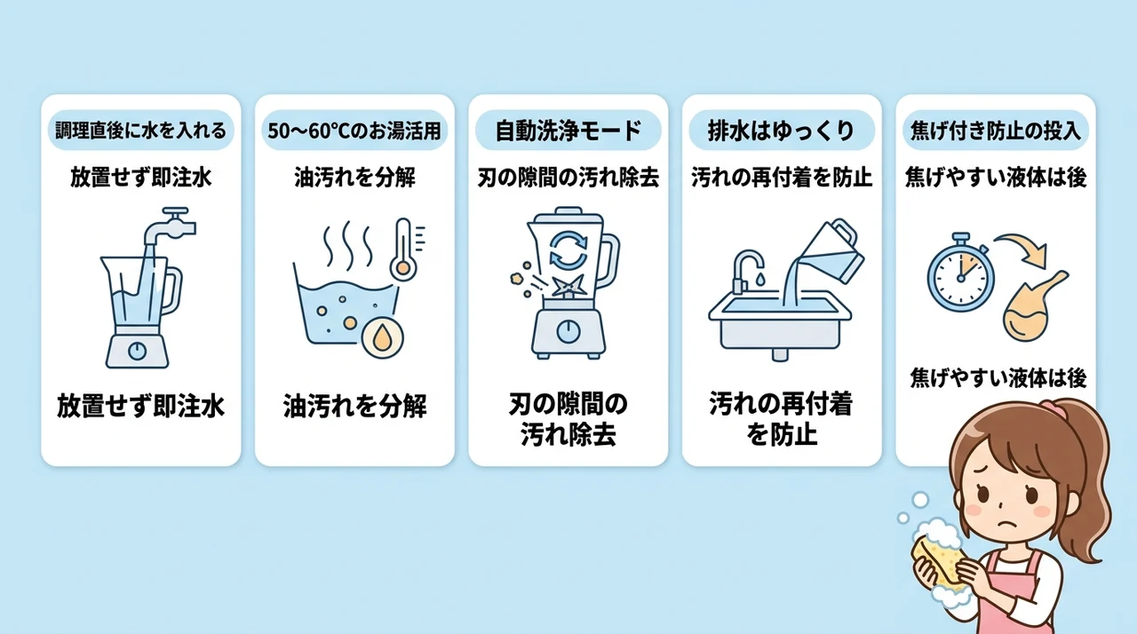 「洗いにくい」を解決するお手入れ時短テクニック5選