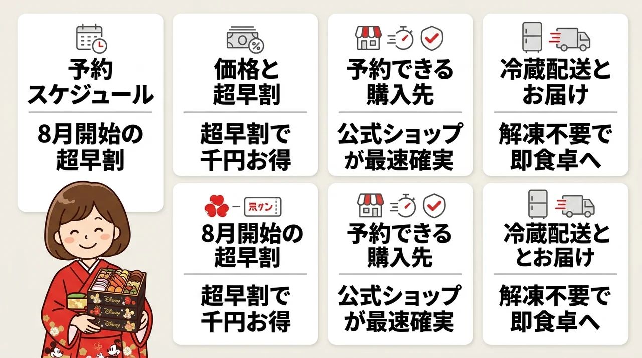 紀文のディズニーおせち2027年最新情報と予約方法