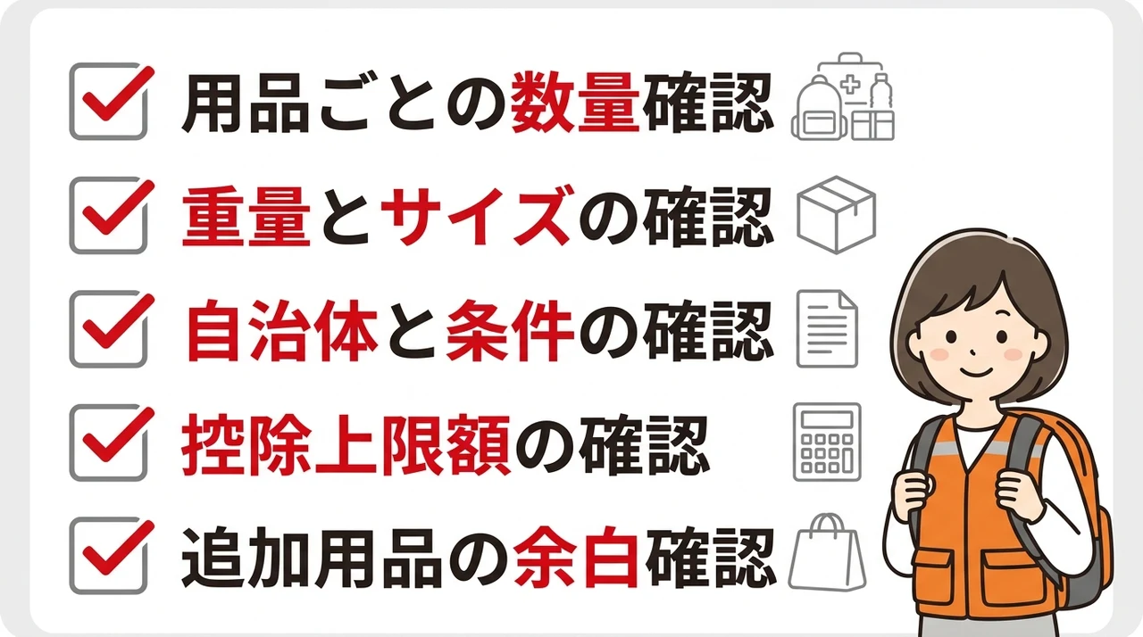 アイリスオーヤマ防災セットをふるさと納税で選ぶときのポイント