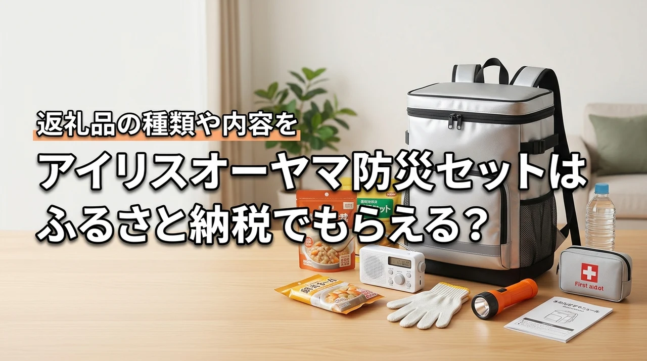 アイリスオーヤマ防災セットはふるさと納税でもらえる？返礼品の種類や内容を紹介