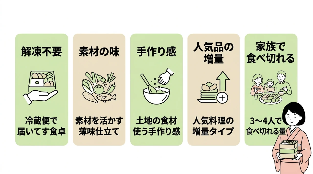 ちこり村おせちのメリット5選を解説