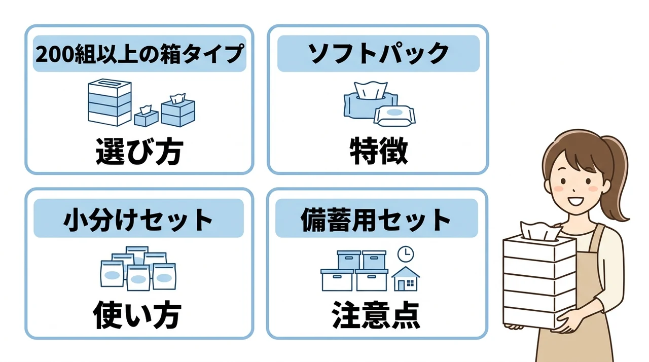 ふるさと納税のボックスティッシュをコスパで選ぶポイント