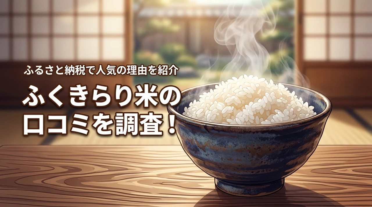 ふくきらり米の口コミを調査！ふるさと納税で人気の理由を紹介