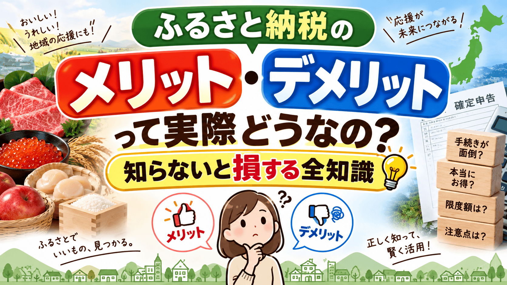 ふるさと納税メリットデメリット